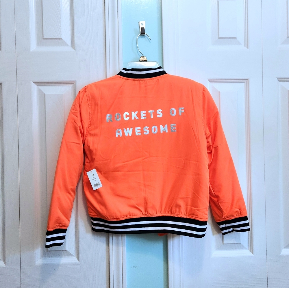 NWT Orange Rockets of Awesome Jacket